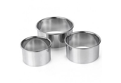 Tala Plain Round Pastry Cutters (set of 3)